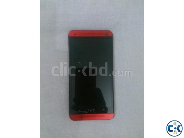 HTC One Only 3 month used with everything Red Edition  large image 0