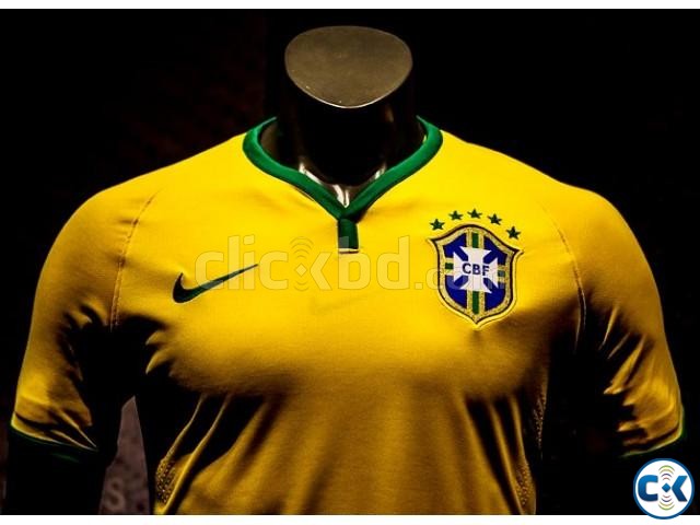 Brazil Home jersey WC 2014 Special Quality large image 0