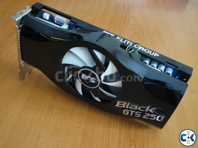 NVIDIA ECS GTS 250 BLACK EDITION 1 GB DDR3... large image 0