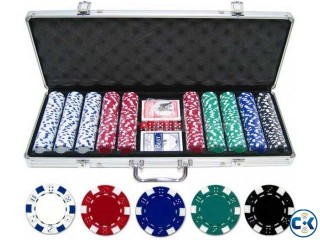 URGENT 500 pc 11.5 gram poker chip set with aluminium case