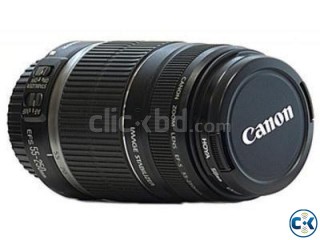 CANON EF-S 55-250mm f 4-5.6 IS Lens .