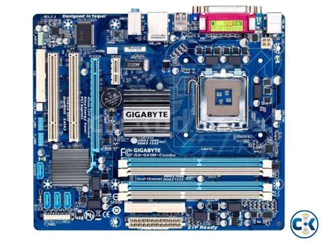 intel core 2 duo 3GHz with G41 DDR3 motherboard 4GB DDR3 RAM large image 0