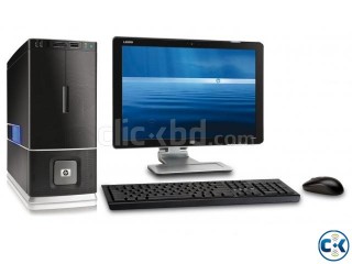 Dual Core 2.4 Ghz 500GB HDD 2GB RAM15 Monitor Desktop PC