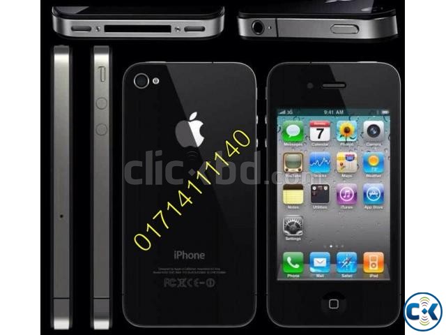 iphone4 16gb black 100 new locked from usa 017141111140 large image 0