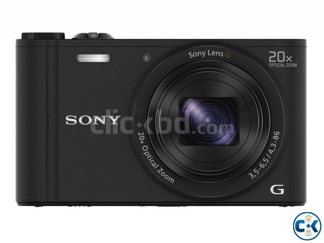 Sony WX350 18 MP Digital Camera Black large image 0