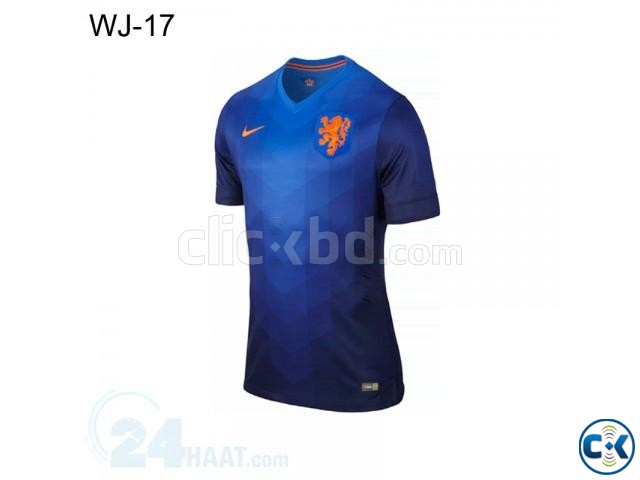 Netherlands 2014 World Cup Away Jersey large image 0