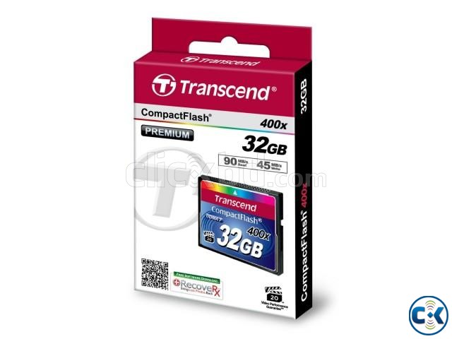 Transcend 32GB 400x CF card Compact flash  large image 0