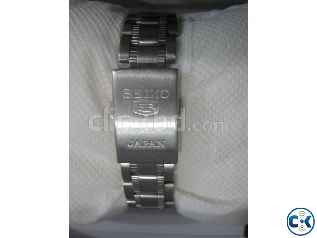 Seiko 5 watch royel blue dial large image 0