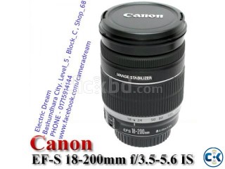 Canon EFS 18-200mm