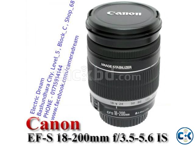 Canon EFS 18-200mm large image 0