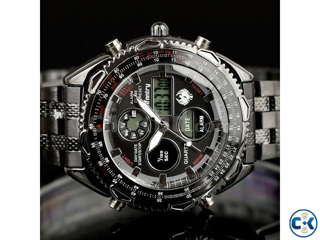 Infantry mens digital quartz wrist watch large image 0