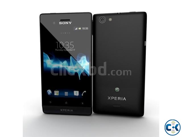 Almost NEW Original Sony Xperia Miro - Stylish Black  large image 0