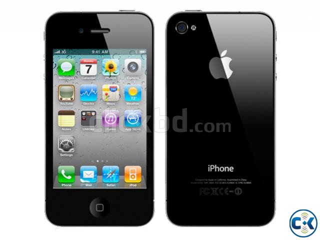 Apple iPHONE 4 8GB Black color large image 0