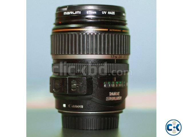 Canon EFS 17 - 85mm f 4 - 5.6 Image Stabilized USM SLR Lens large image 0