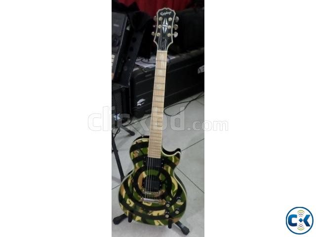 Zakk Wylde Bulls Eye Epyphone Guitar large image 0