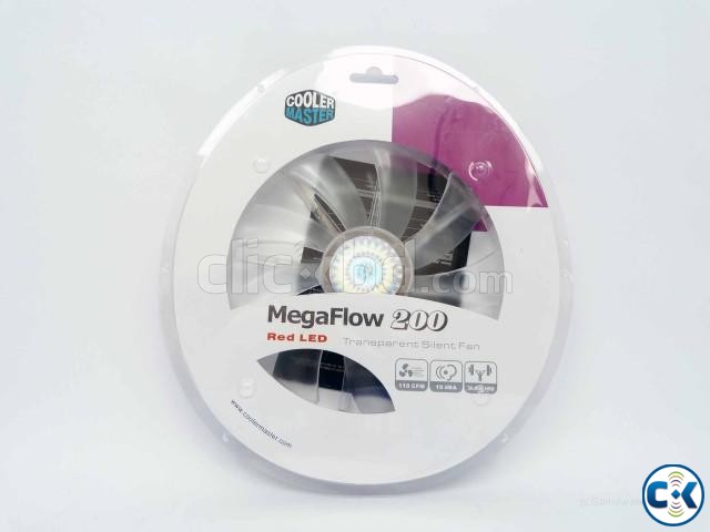 Cooler Master Mega Flow 200mm Blue Silent Fan large image 0