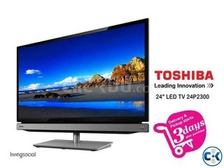 Toshiba p2300 INTACT BOX Brand New 24 LED TV 4YearWarranty