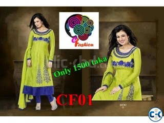 anarkali three piece only 1500 taka