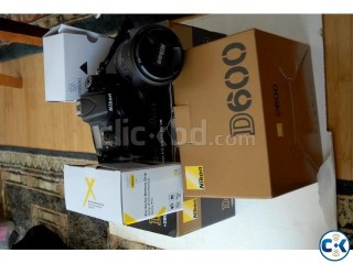 Nikon d600 dslr camera and lens kit.