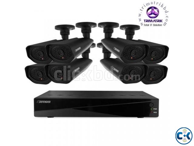 Waterproof 800TVL CCTV Camera Package 2 large image 0