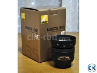 BRAND-NEW NIKON 35MM PRIME LENS F 1.8G AF-S