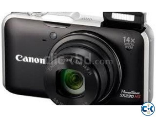 Canon PowerShot SX230 HS Black 12.1 Megapixel 14x Optical 