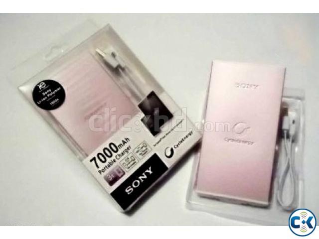 Sony USB Portable Charger 7000 mAh Power Bank large image 0