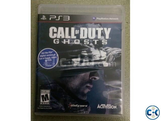 Ps3 game Call Of Duty Ghosts for sell 1000tk large image 0