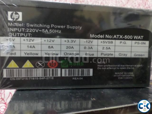 Hp brand 500w Gamin psu. large image 0