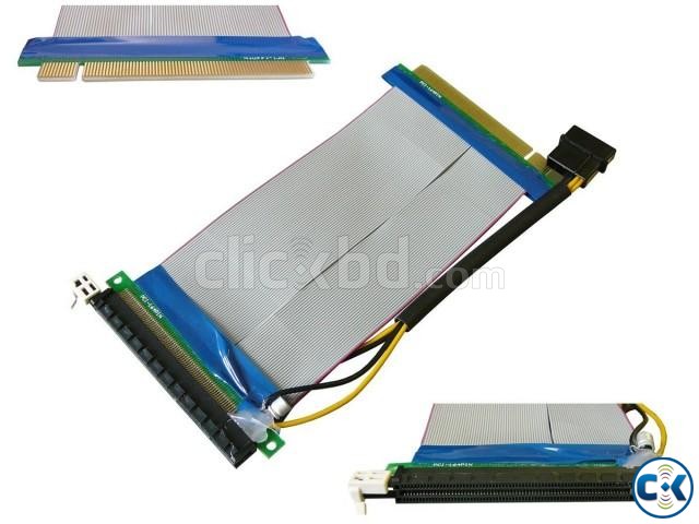 Flexible PCI-E 16x to 16x Riser Cable large image 0