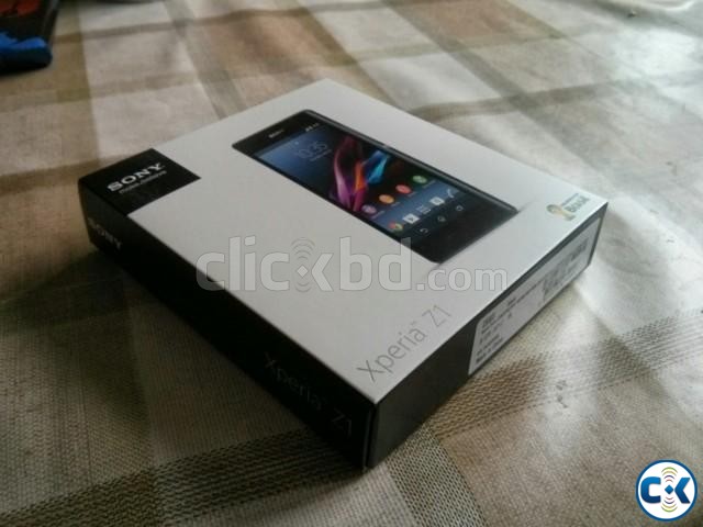 Sony Xperia Z1 LTE Black full Box large image 0