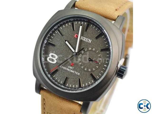 Exclusive Curren 8139 Chronometer Quartz Watch  large image 0