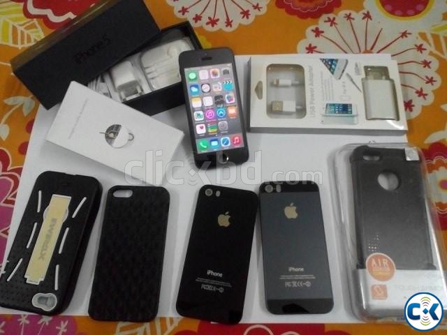 Apple iphone 5 16 GB Black Full Boxed large image 0