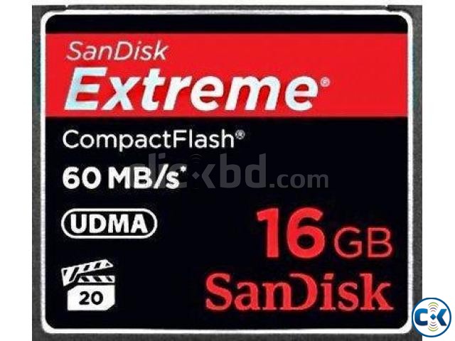 New Sandisk Extream 16GB CF Card 60MB s large image 0