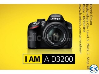 Nikon D3200 with 18-55 VR II