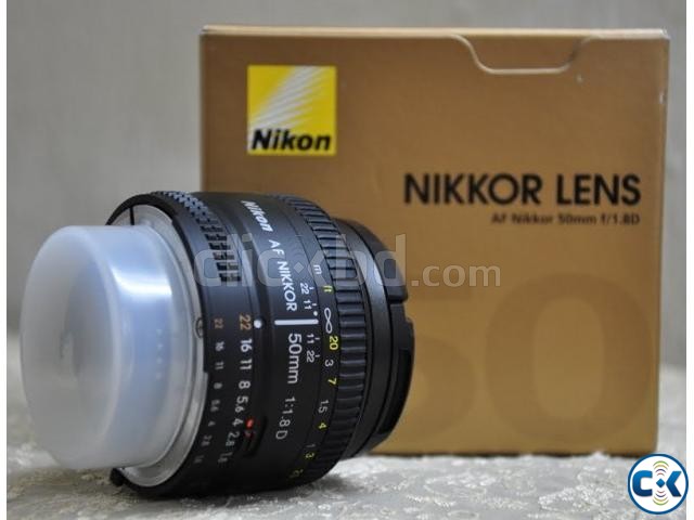 Nikon Prime Lens Nikkor AF 50mm f 1.8D large image 0