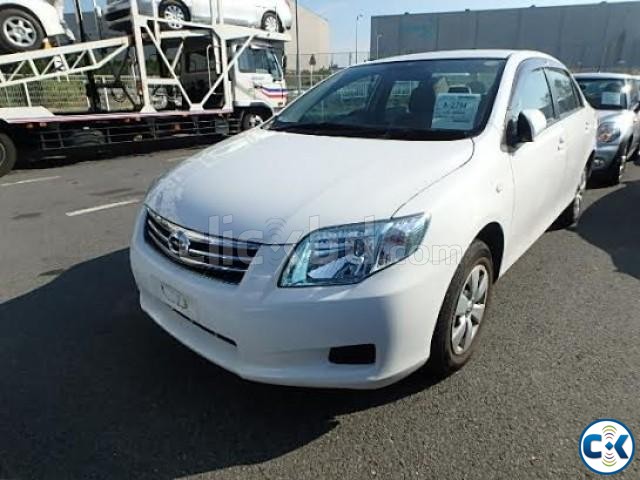 Toyota Axio X white color yr 2009 large image 0