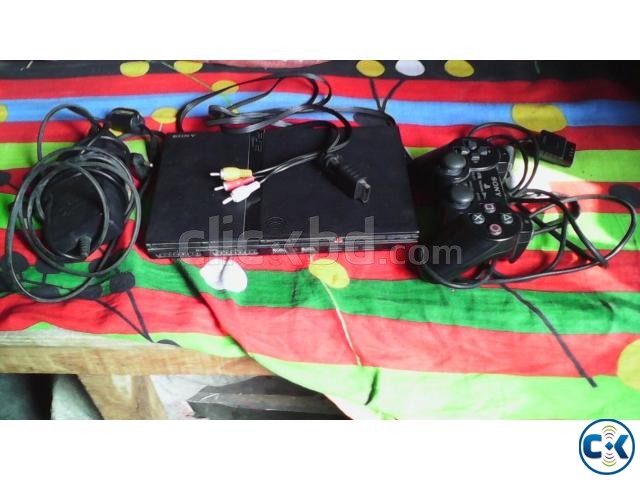 PlayStation 2 with 15 CD large image 0