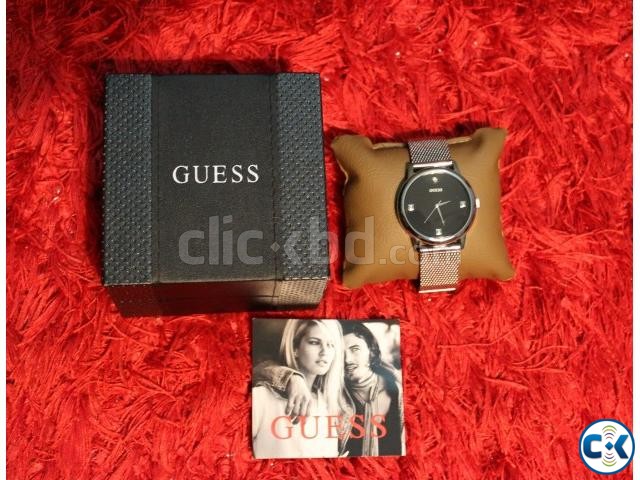 GUESS Men s Diamond Stainless Steel watch USA large image 0