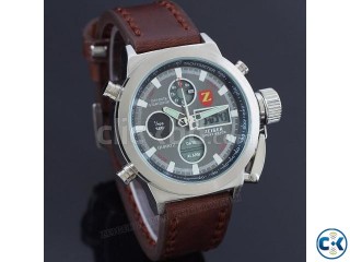 ZEIGER Stunning Sport Analog Digital Mens Military Wach