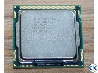 Core i7 860 processor with motherboard