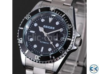 ZEIGER STAINLESS STEEL AUTOMATIC SUBMARINER WATCH DATE