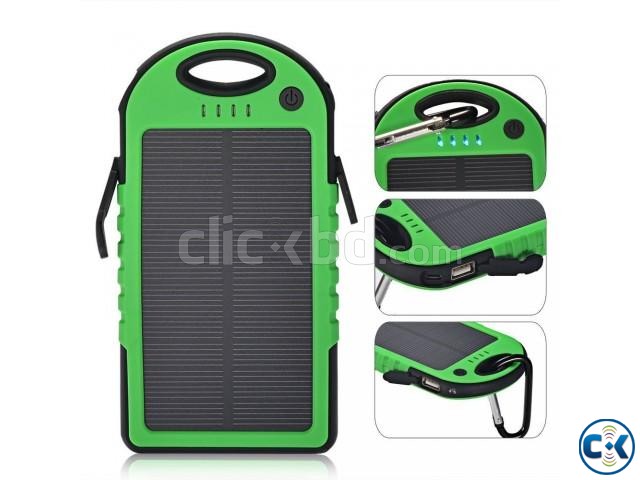 Solar Mobile Charger 5000mAh 180Days Replace Warranty  large image 0