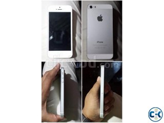 almost new iphone 5 white 16 GB with everything 