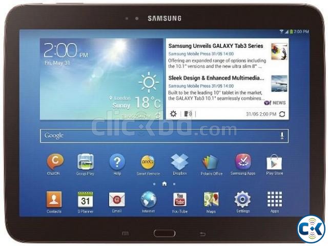 samsung dual sim 10 inch 2GB RAM Tablet pc intact. large image 0