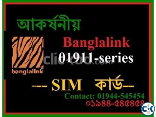 01911-SERIES Banglalink Sim Card