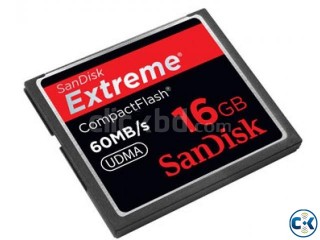 Sandisk Extream 16 GB CF card 60 MB S UDMA enable