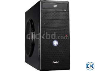 Core i3 Gaming PC Up 500GB 4GB DVD Case.