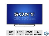 Sony W600B 40 Intelligent Picture 1080p Wi-Fi USB LED HD TV