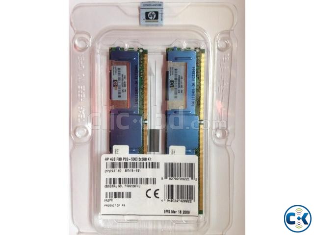 4GB 2x2GB DDR2 PC2-5300 667MHz ECC SERVER MEMORY RAM large image 0